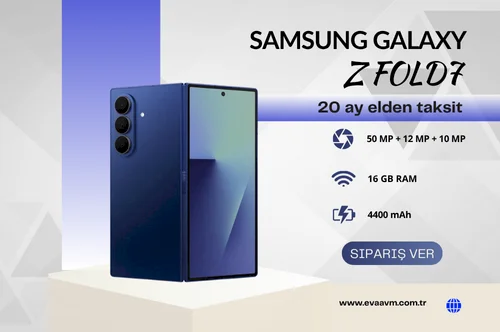 Samsung Galaxy Z Fold 7: Teknolojinin Katlanabilir Hali Şimdi Eva AVM’de!